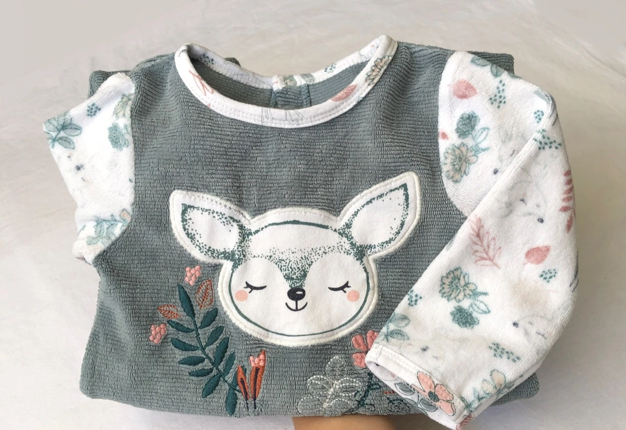 Pyjama velours Petit Béguin 9 mois